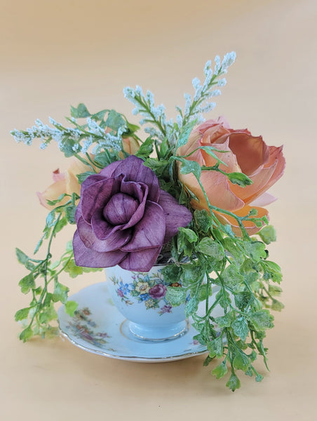 Sweet Tea Cup Arrangement