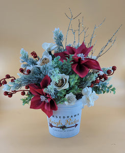 Large Poinsettia Christmas Arrangement